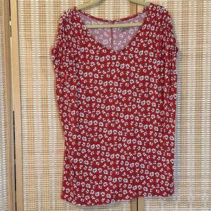 Lane Bryant Womens 18/20 Top Floral‎ Sleeveless Festival Grannycore Cottagecore